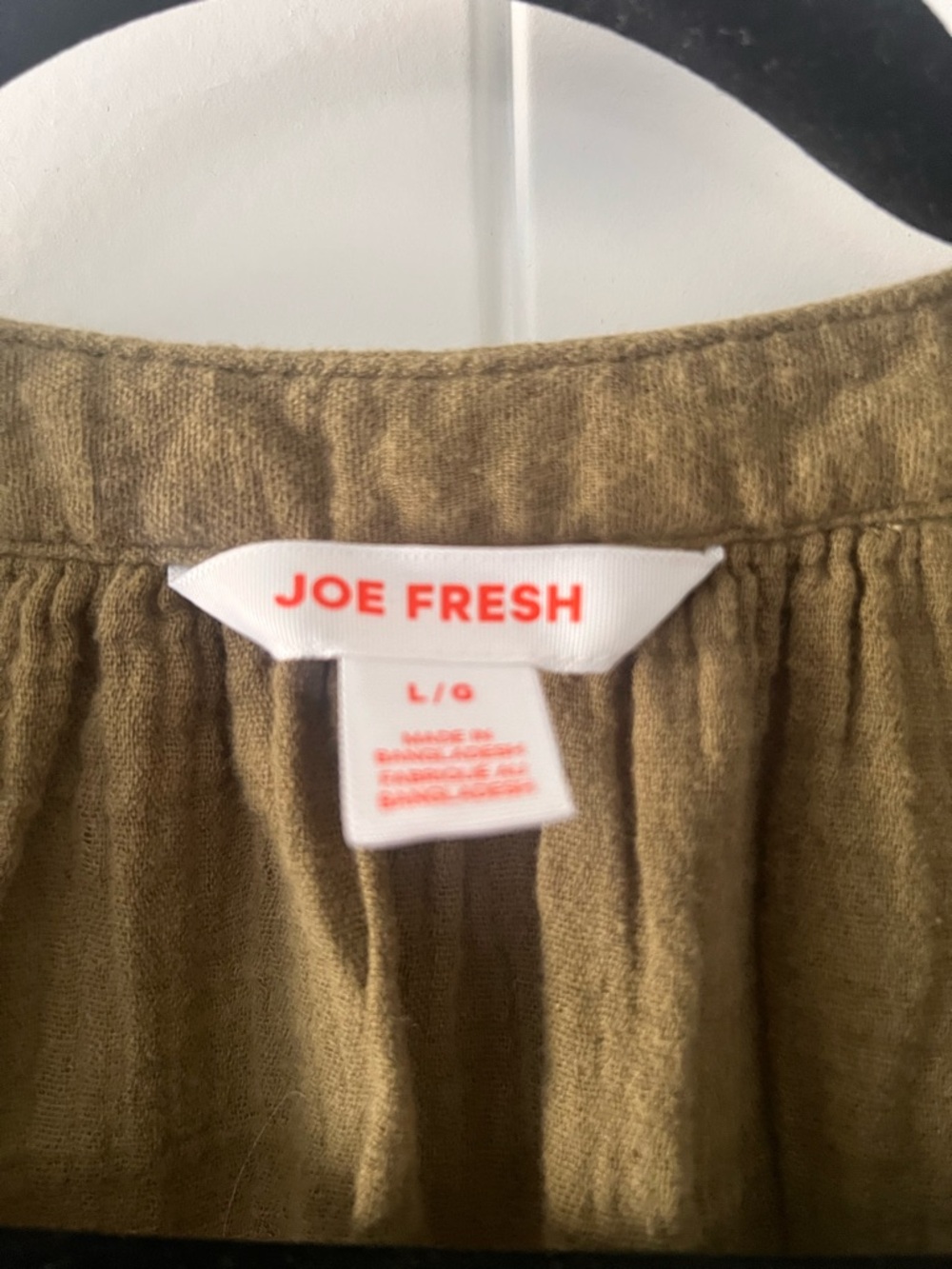 Joe Fresh Set in Olive Green Gauze - Picture 9 of 9